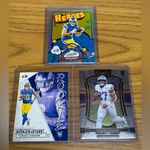 Los Angeles Rams Rookie Football Card Lot - Blue & Gold